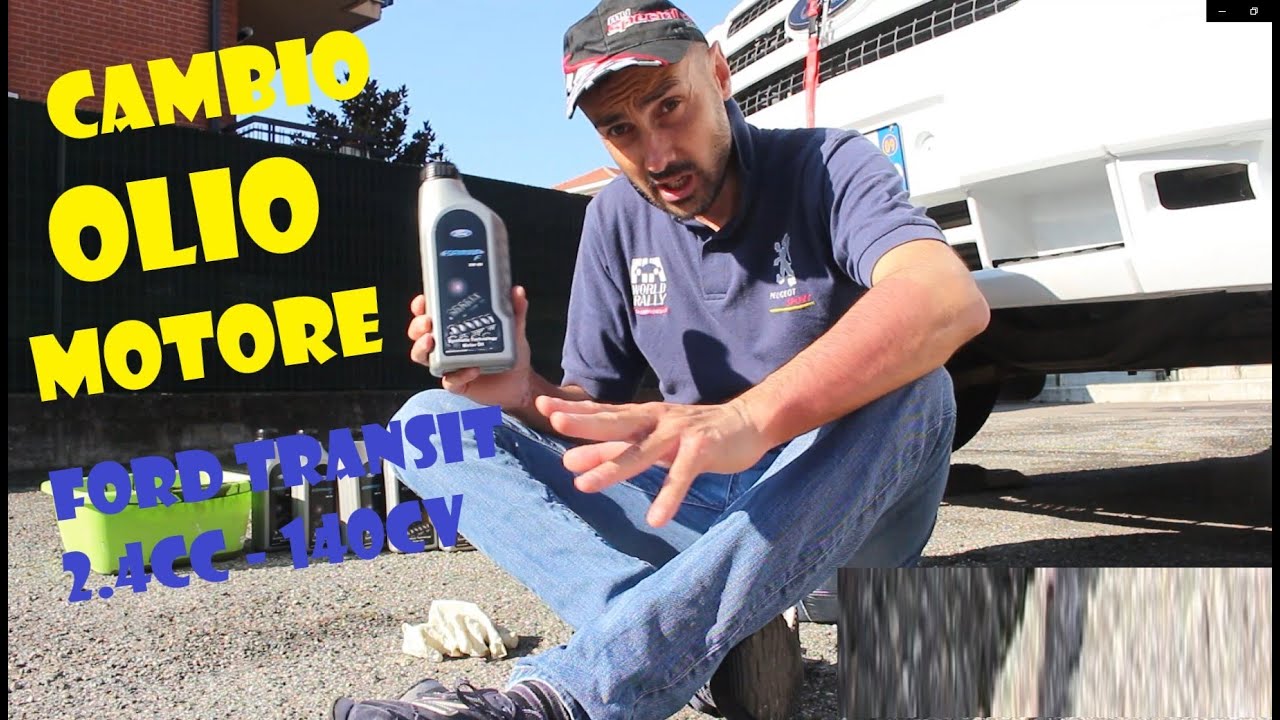 Cambio olio motore Ford Transit mk7 2400cc 140cv