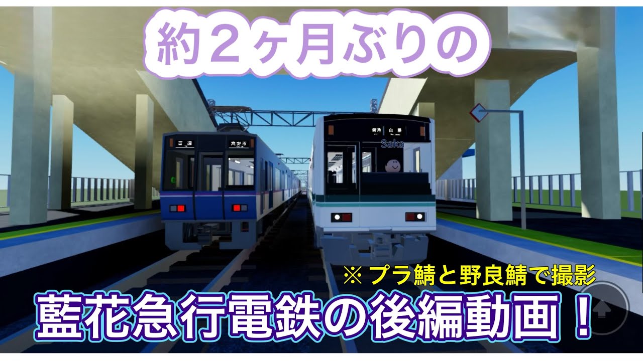 [ 藍花急行電鉄 ] 約2ヶ月ぶりの後編動画です！！※野良鯖とプラ鯖で撮影しております。