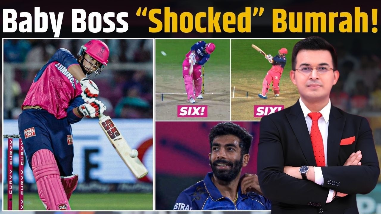 RR vs MI : Vaibhav Suryavanshi smashes Bumrah for two sixes in one over in first-ever meeting