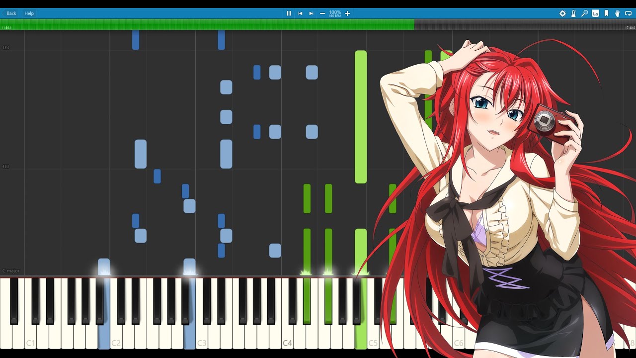 Highschool DxD Openings 1-4 Piano Medley