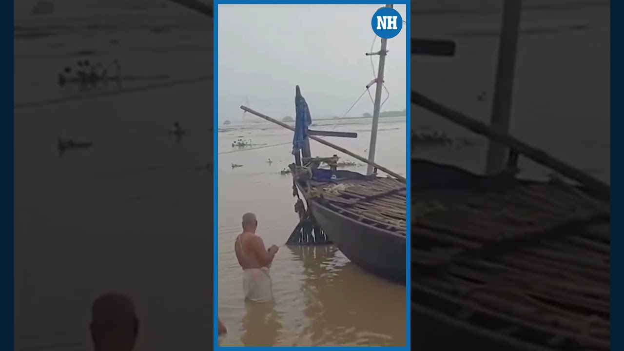Ganga rises to 50 53 metres in Patna as flood situation worsens