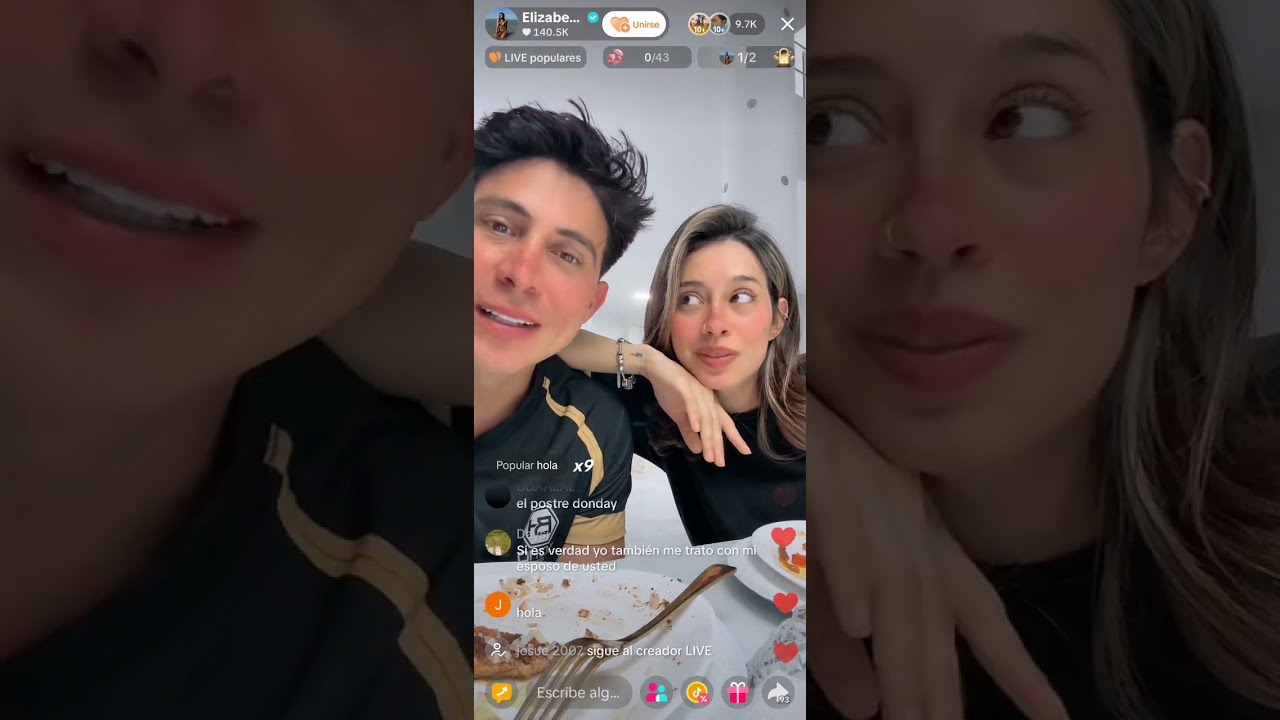 Elizabeth Cader en vivo, Don Day cenando y conversando con sus fans 15/09/2025 parte 1