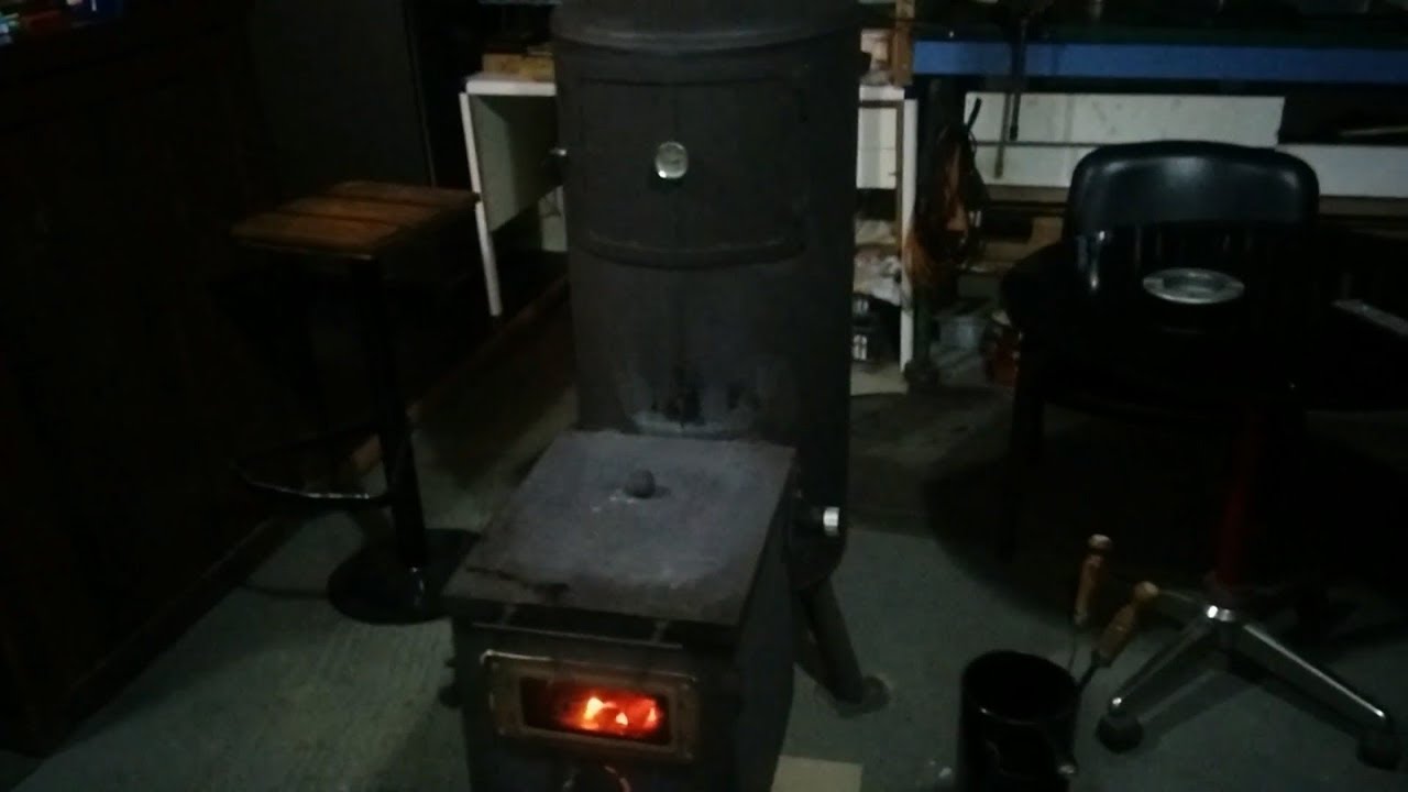 rocket stove with large firebox and oven