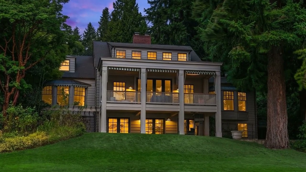 Seattle’s ULTIMATE West-Facing Waterfront Estate: 139 Ft Shoreline & New Dock