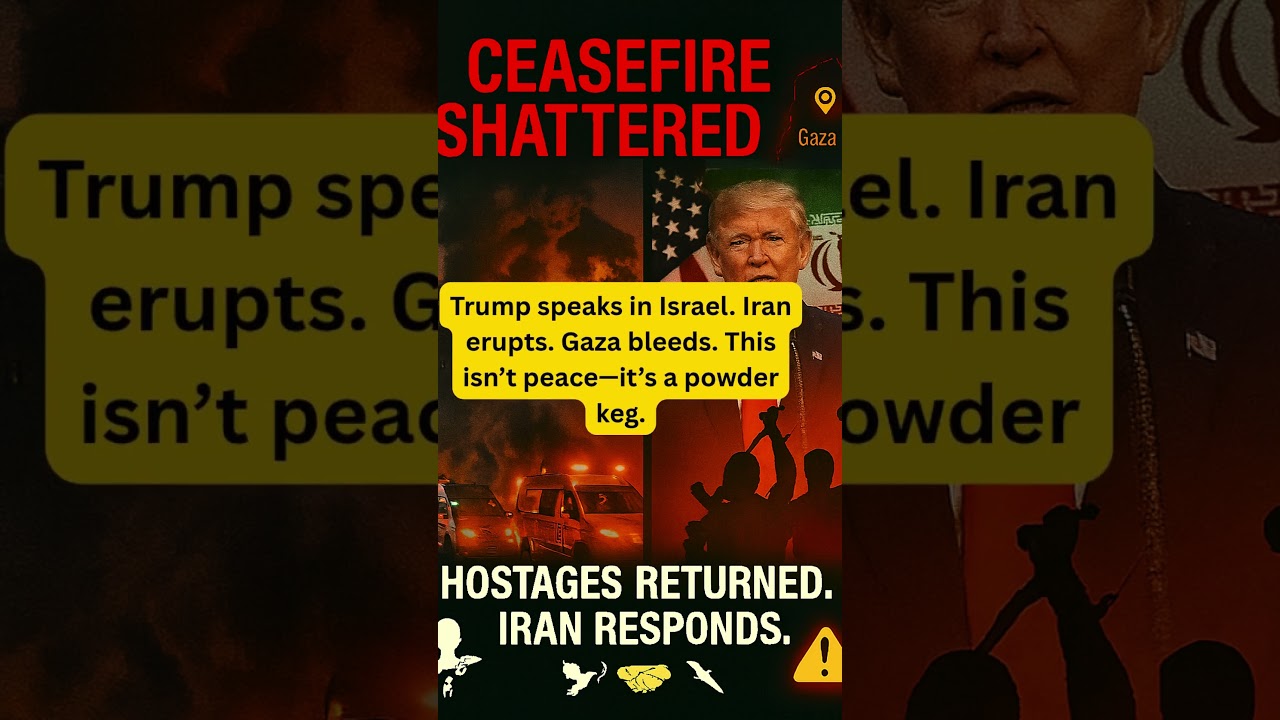 Gaza Ceasefire Violated—Israel Responds, Iran Condemns 