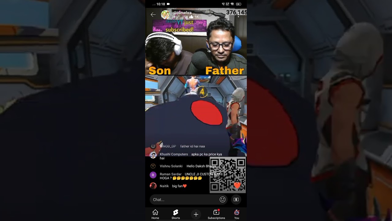 Thank you shorts streamer the Name To My live stream 