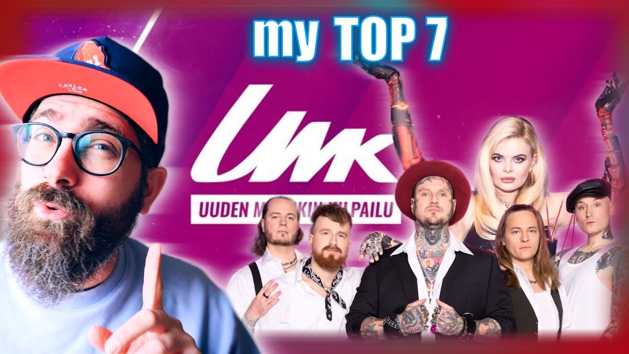 my TOP 7 of UMK 25 (with commentary) | Eurovision 2025 Finland