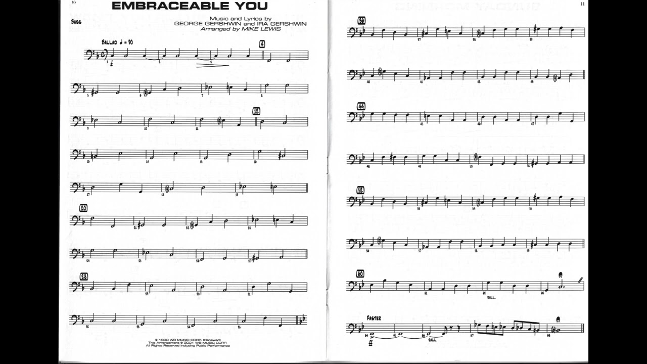 [Bass Practice] Embraceable You