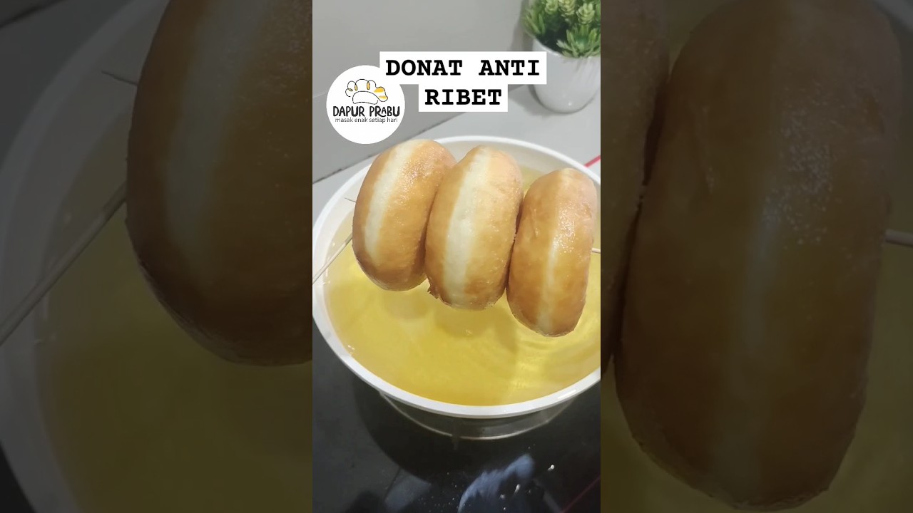 DONAT ANTI RIBET TANPA ULEN TANPA MIXER CUKUP DIADUK