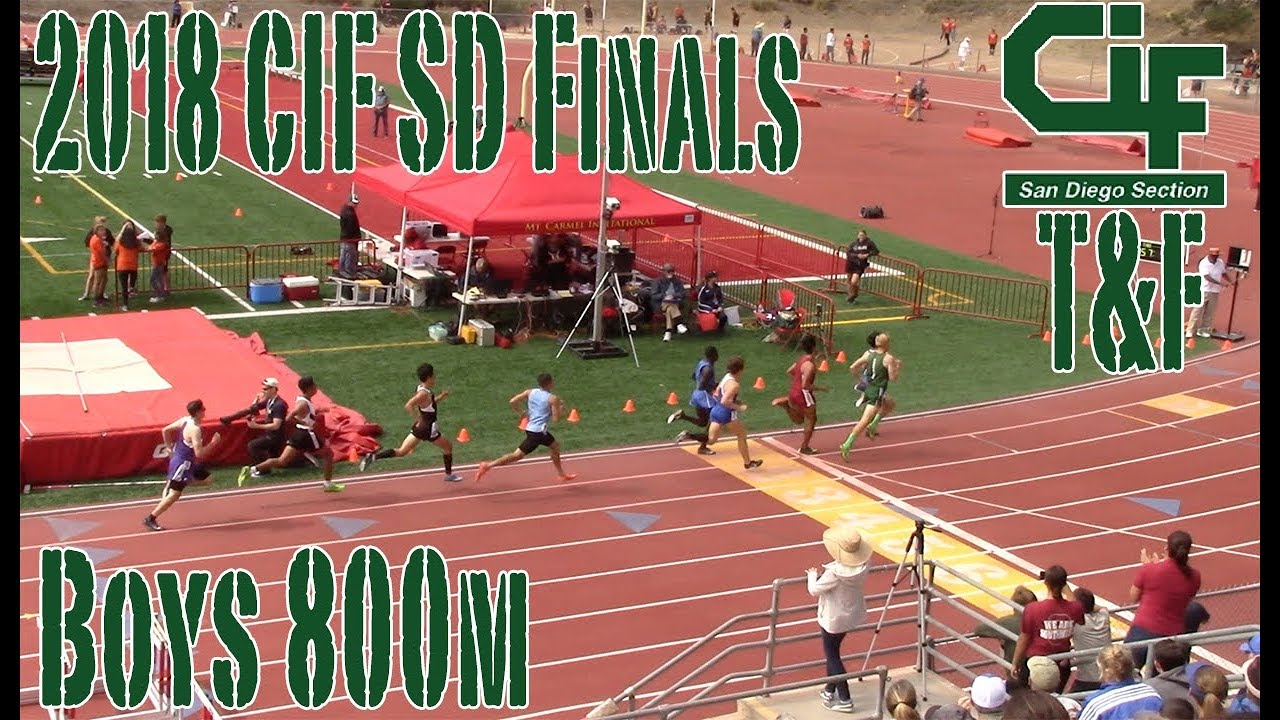 18 CIF SD T&F Finals Boys 800m