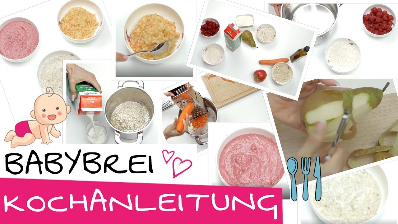 Wir kochen einen Babybrei für Frühstück, Nachmittagsbrei und Abendbrei | Das musst du wissen