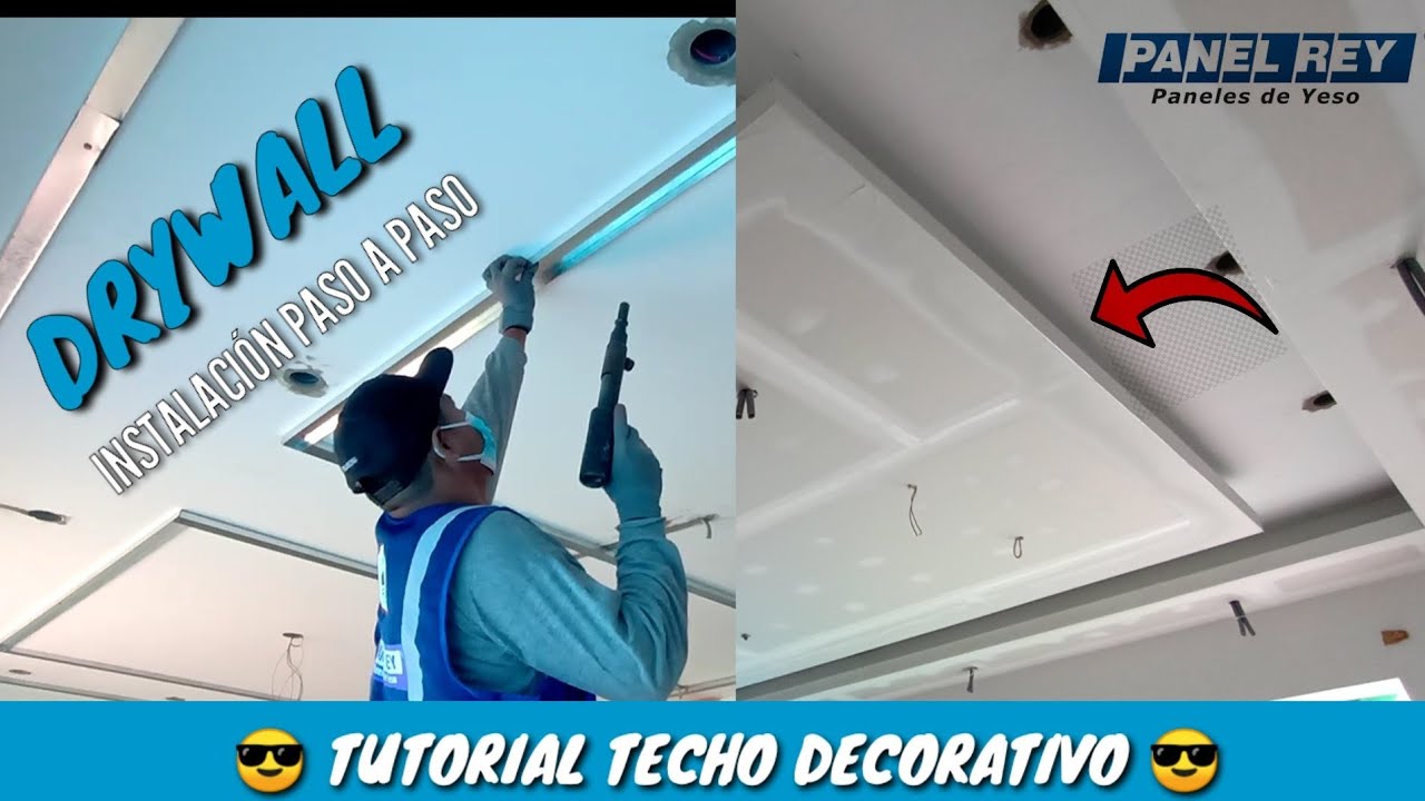 Instalación de Cielorraso paso a paso con placa de yeso
