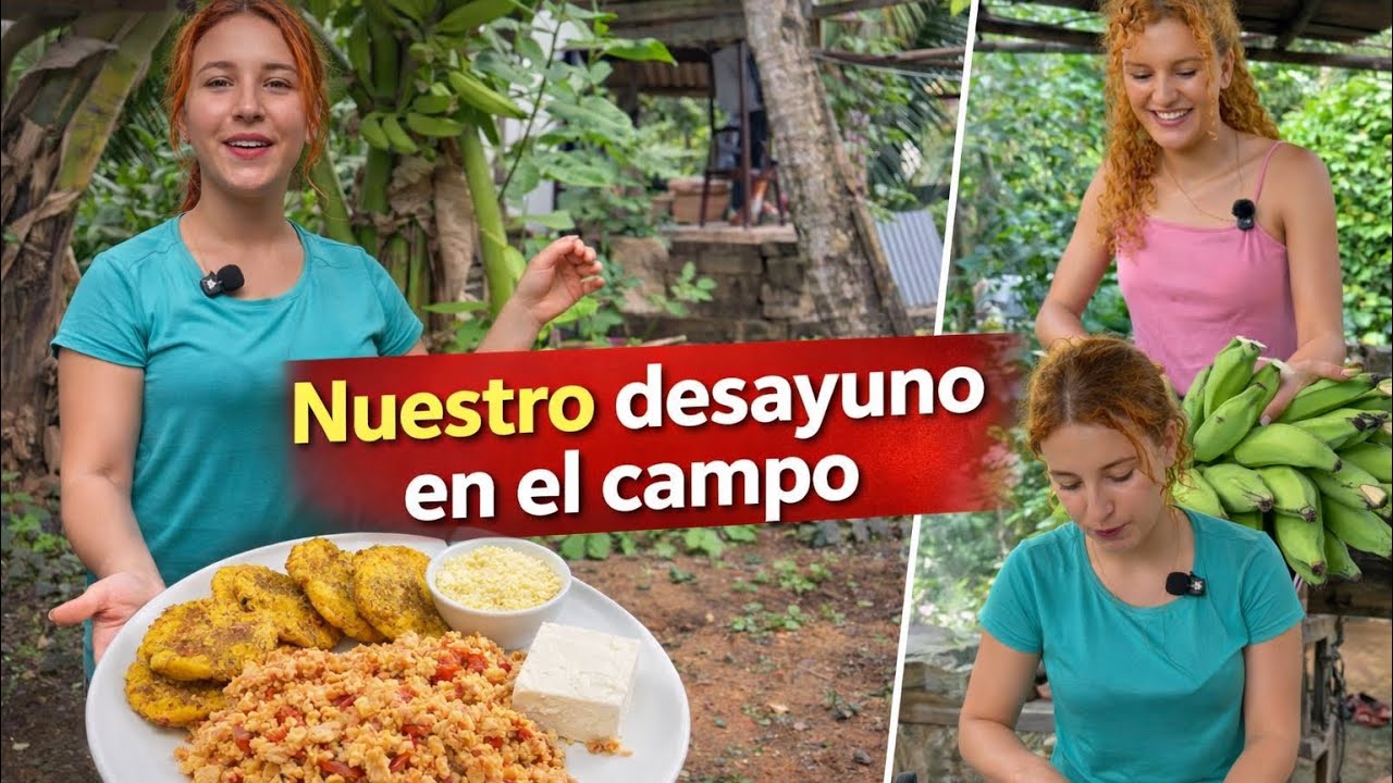 Así de fácil preparamos un desayuno en el campo.😱