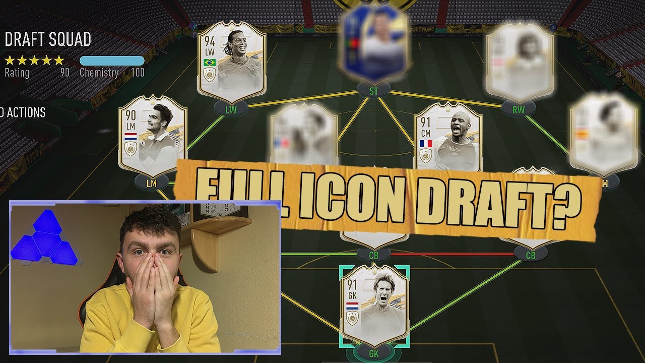 FULL ICON DRAFT?!🔥 - FIFA 21 | DRAFT KIH&Iacute;V&Aacute;S🐥