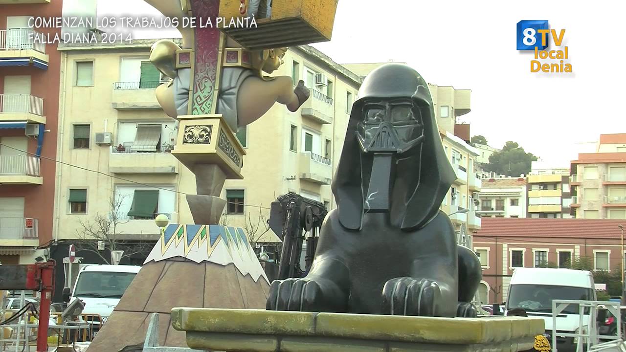 Plantà Falla Diana 2014