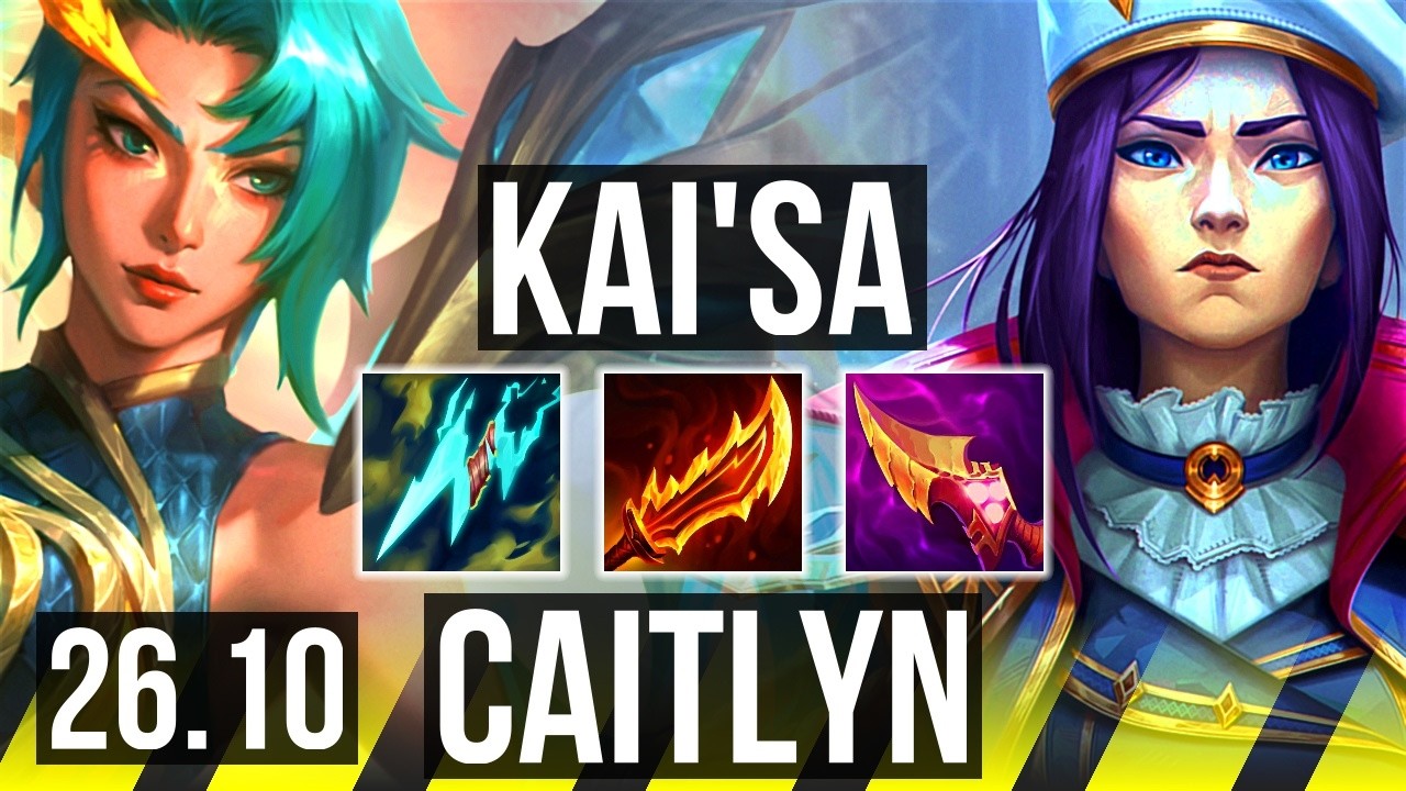 KAI'SA & Nami vs CAITLYN & Karma (ADC) | Good KDA: 14/1/8 | NA Challenger | 26.10
