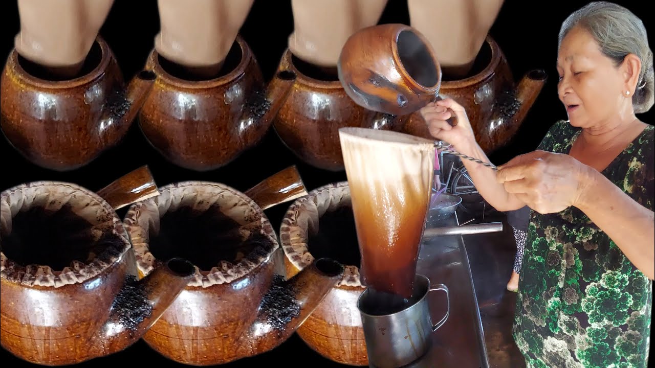 Cà Phê Vợt Ngon Nức Tiếng Thành Phố Long Xuyên hơn 50 năm qua khách lúc nào cũng đông nghịt.