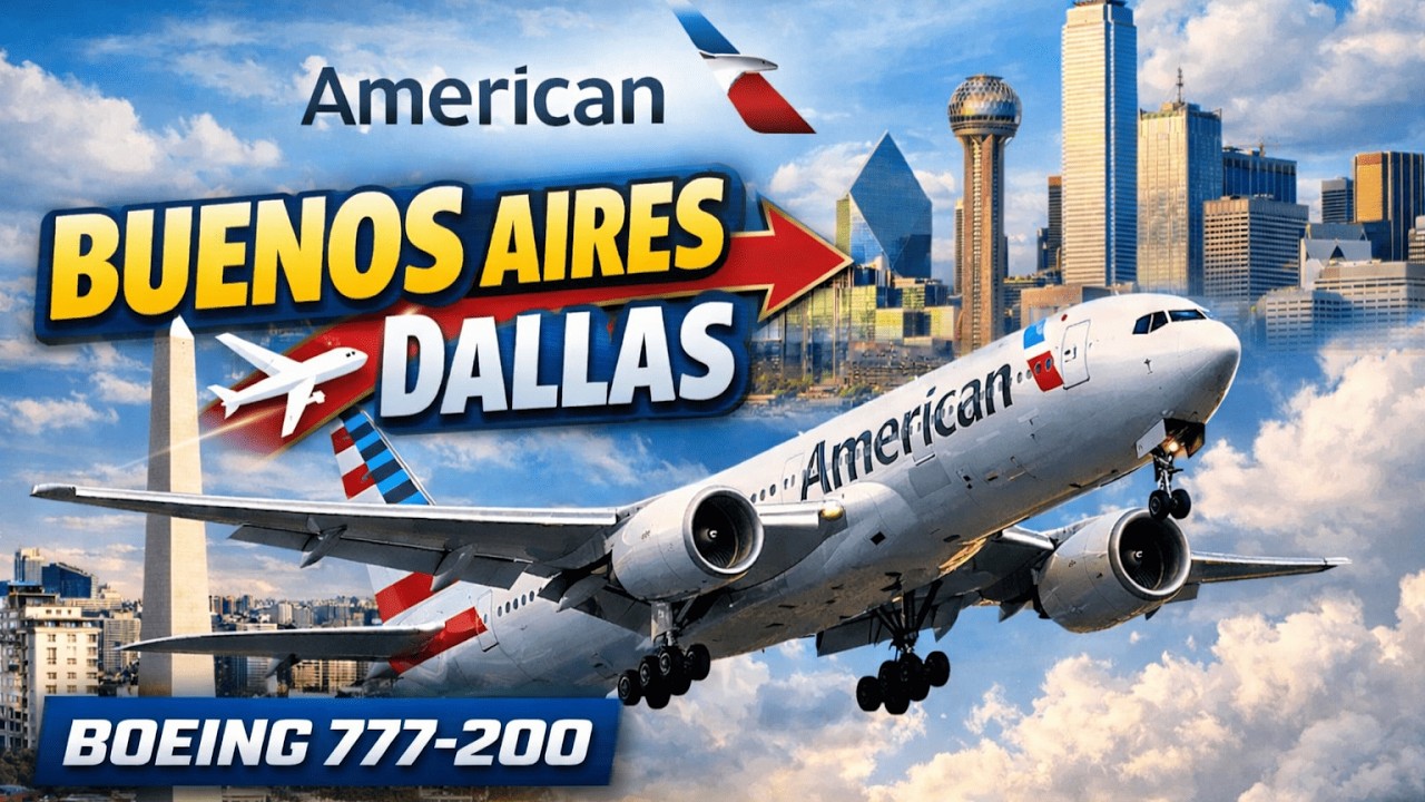 VUELO AMERICAN AIRLINES BUENOS AIRES Y DALLAS