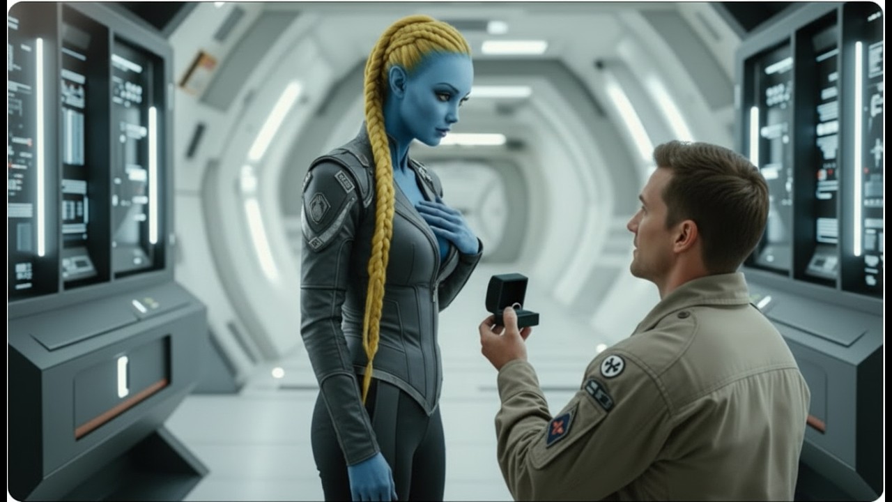 The Alien Guard Let Me Live… I Asked for Her Hand