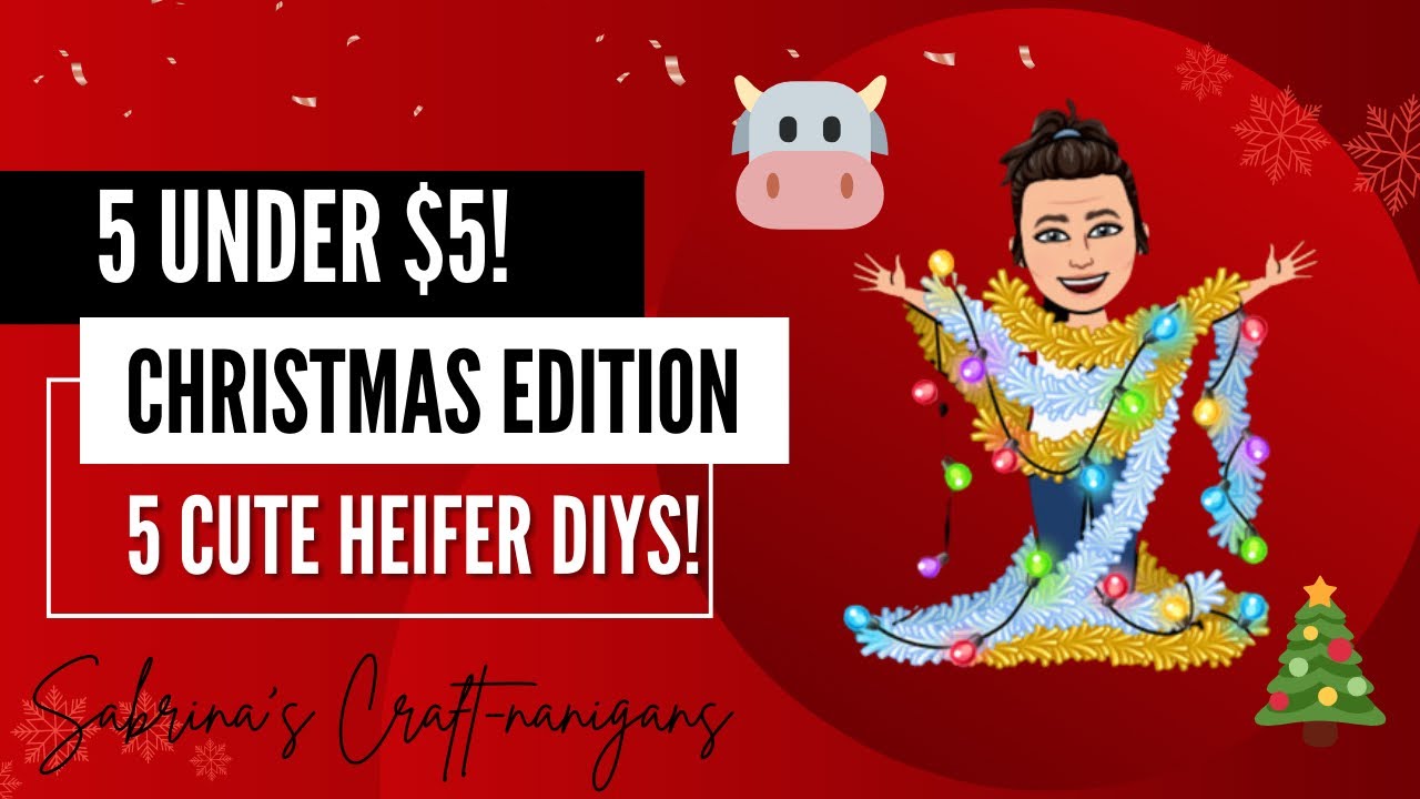 A Farmhouse Christmas! 🎄🐮 5 Under $5 Christmas Kick-off!