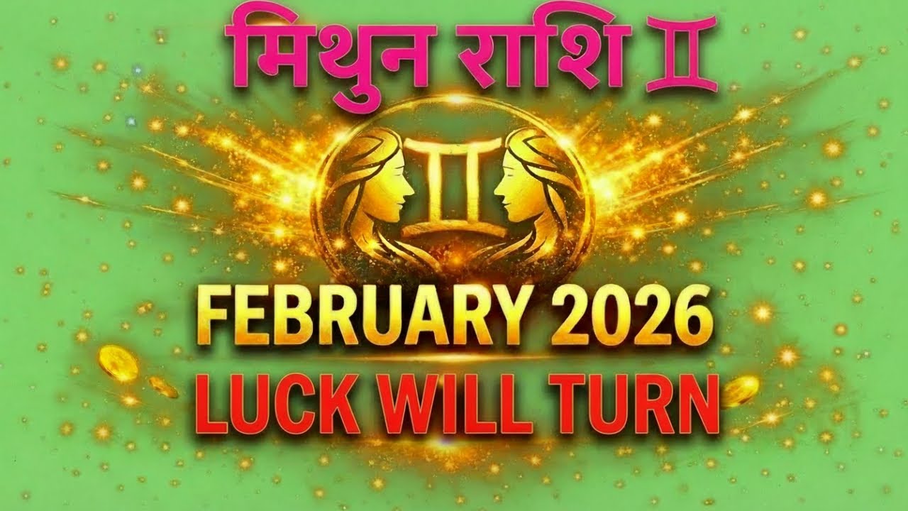 मिथुन राशि फरवरी 2026 🔥 | बड़ा बदलाव आने वाला है | Gemini Horoscope Feb 2026 #astrology