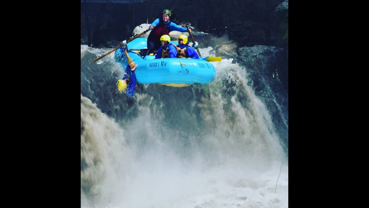 The squad raft class 5 on Cherry Creek Upper Tuolumne