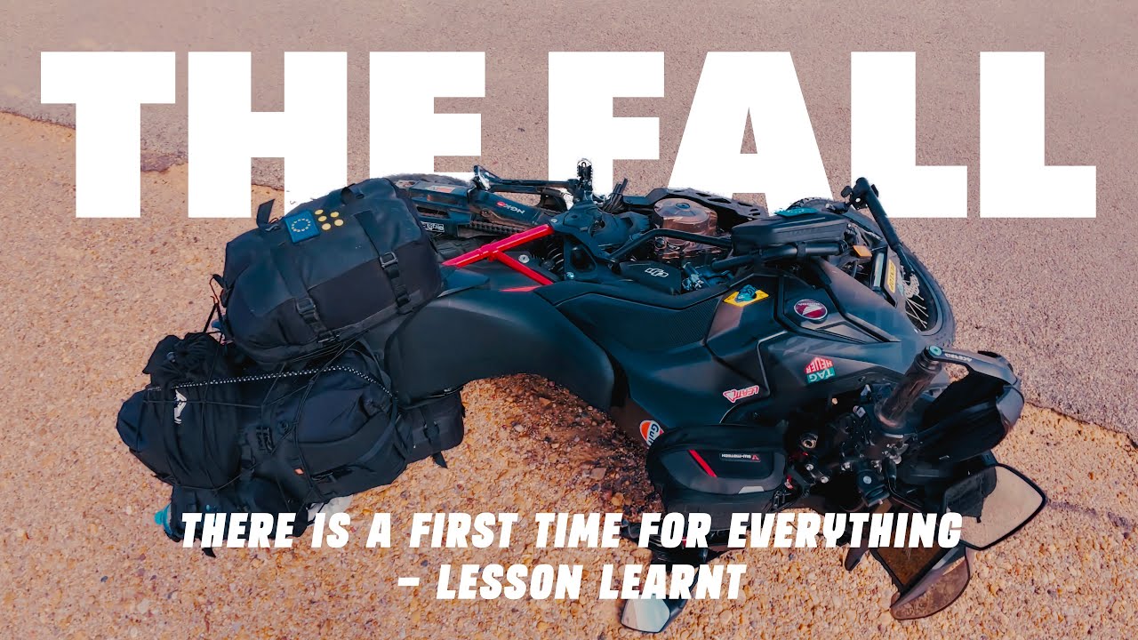 My First Motorcycle Fall Ever – In the Sahara, Mauritania 🇲🇷 | My Journey Across Africa | EP16 S1