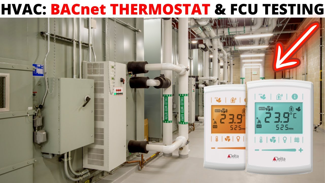 HVAC Service Call: BACnet Thermostat Installation/4 Pipe FCU Testing Operation (Fan Coil Unit Test)