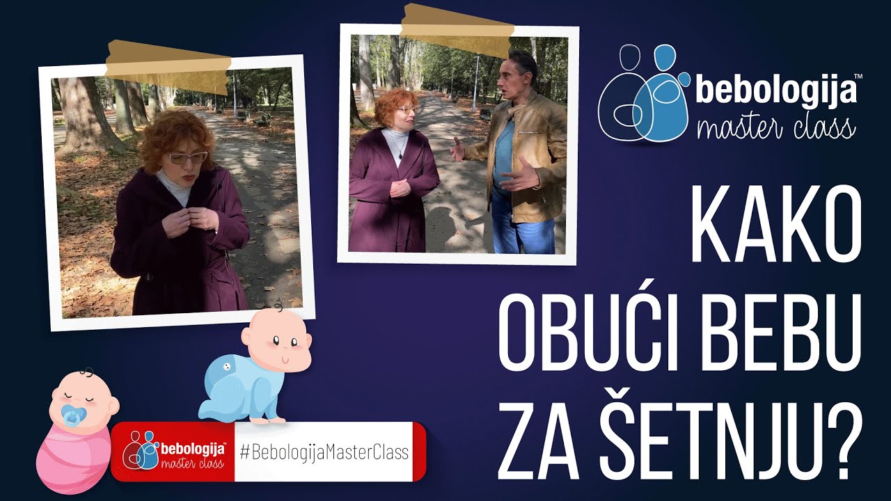 Kako obući bebu za šetnju?