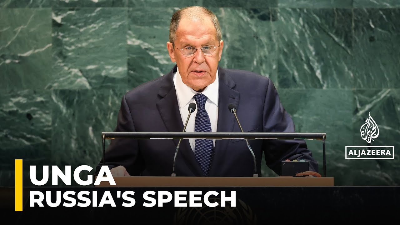 Russia’s Lavrov addresses 80th UNGA in New York
