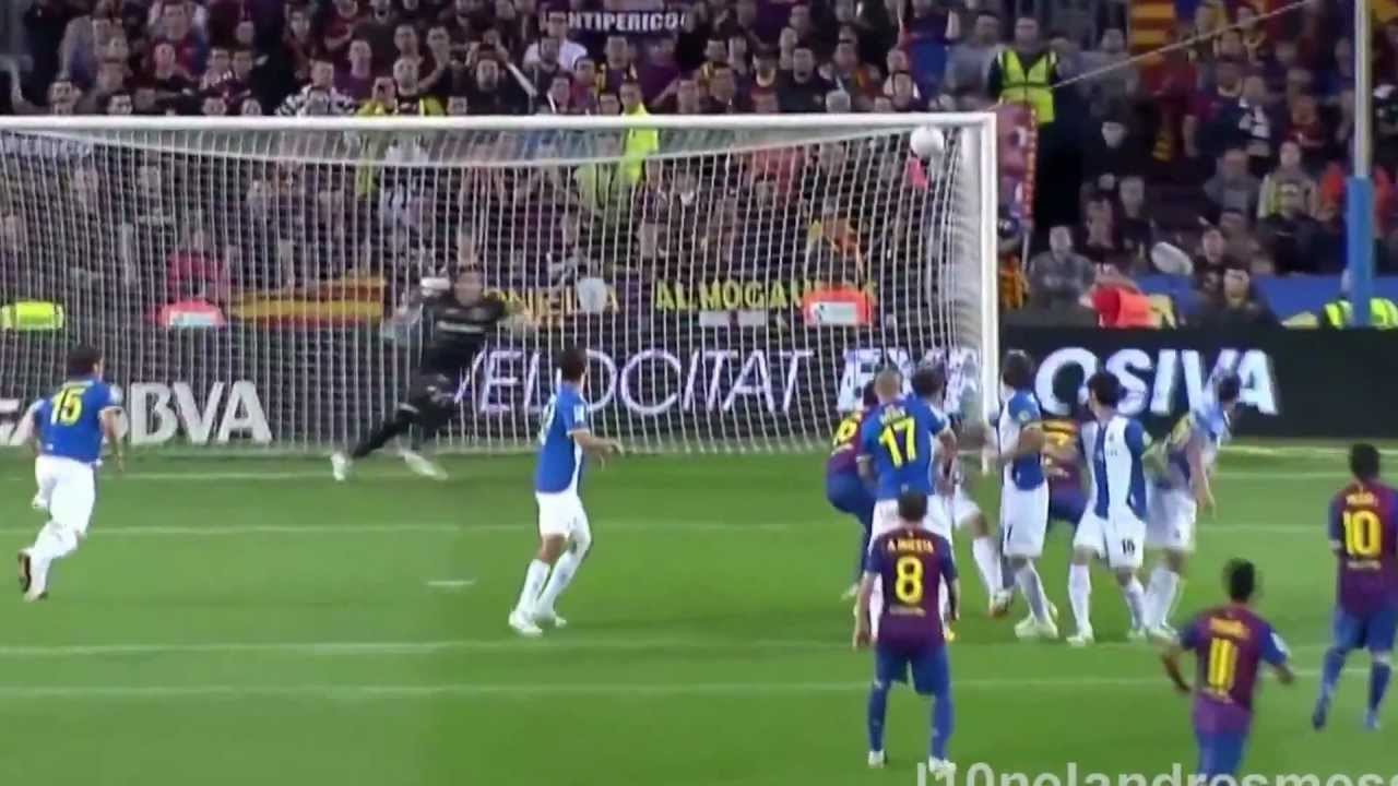 Lionel Messi - Four goals vs Espanyol (HD).