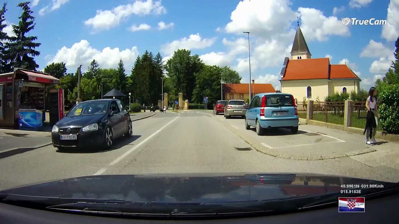 Driving through Zagorje : Oroslavje - Andraševec until the turn for Zlatar Bistrica