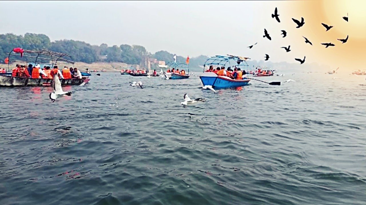 प्रयागराज संगम का वीडियो माघ मेला 2026 का वीडियो महेवा के गले ब्लॉग 