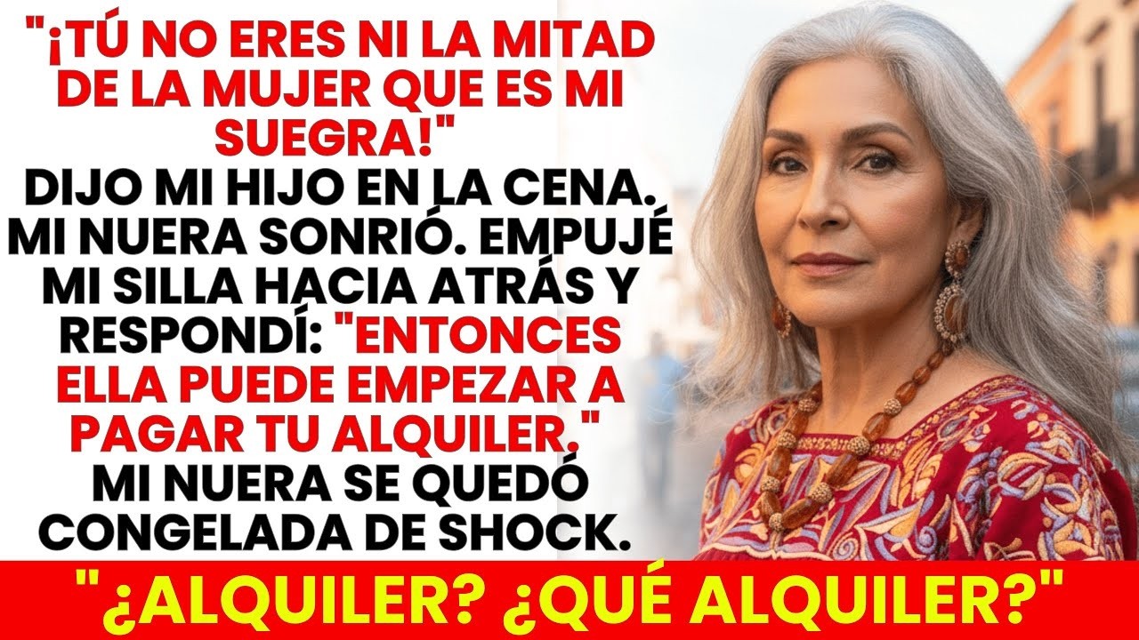 Durante La Cena, Mi Hijo Dijo Que Su Suegra Era Mejor Que Yo, Pero No Esperaba Mi Respuesta