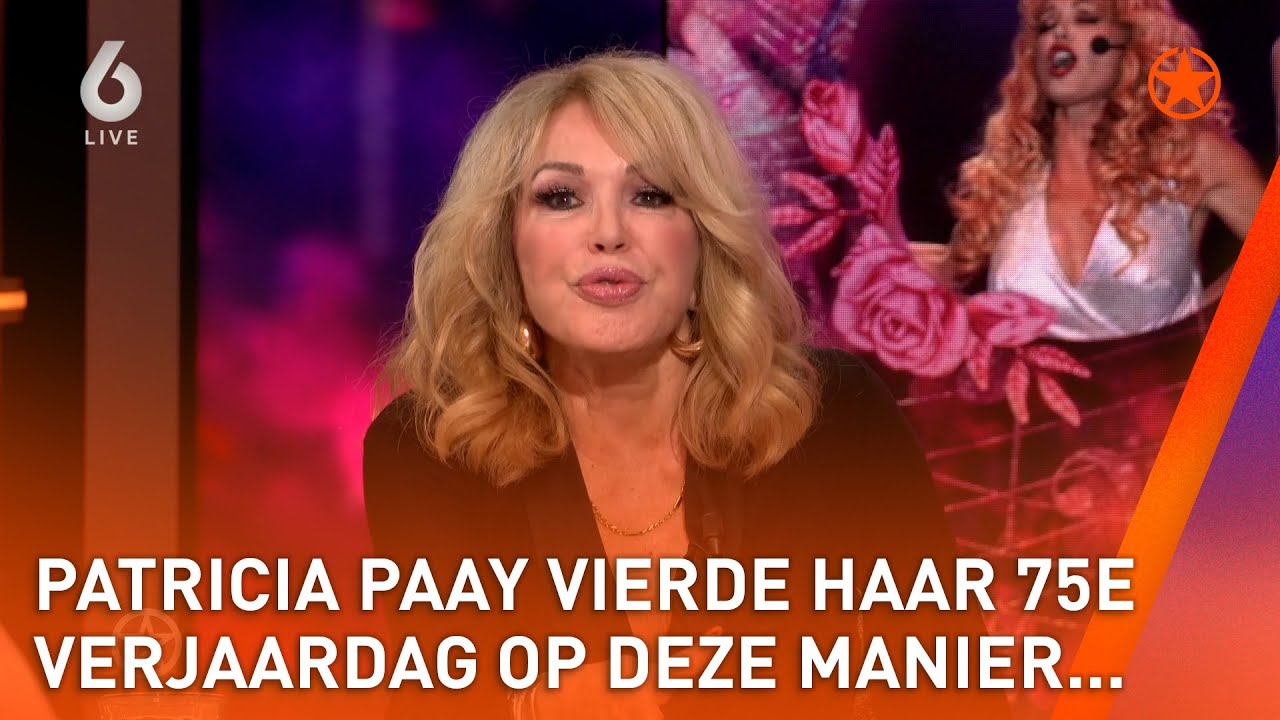 PATRICIA PAAY BLIKT TERUG op 75 jaar PATRICIA PAAY| SHOWNIEUWS