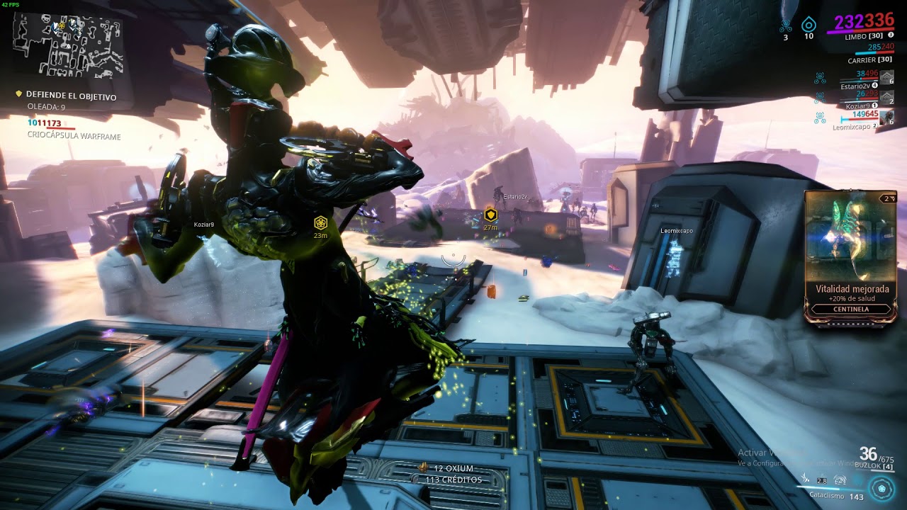Warframe | Defensa Europa | out of the map