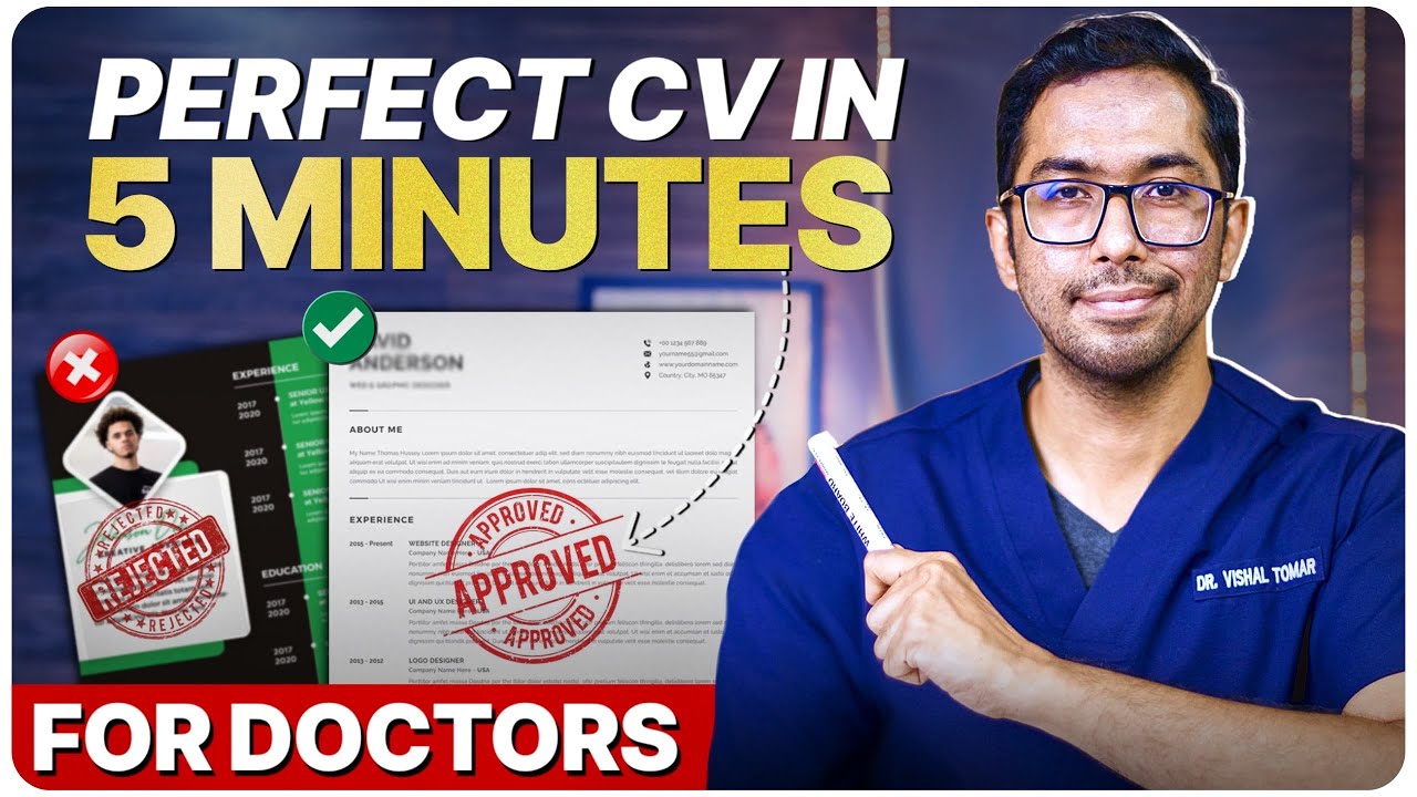How To Write Perfect CV for Doctors in 5 Minutes? | Medical Career Guide