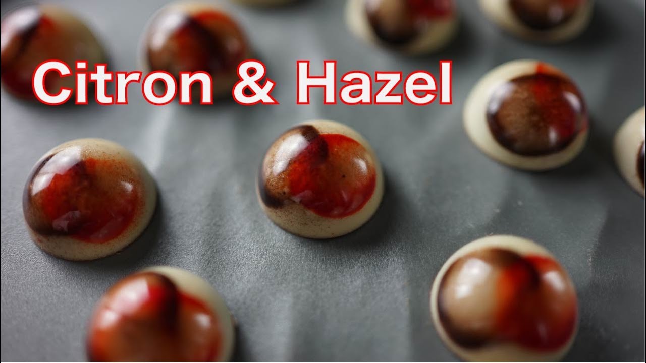 レモンとヘーゼルナッツのボンボンショコラ(cirton&hazel)