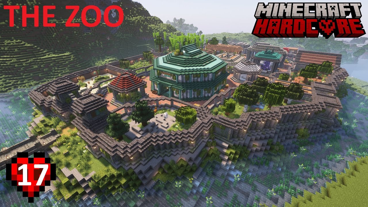 Building A Massive Zoo- Ep17 - MINECRAFT HARDCORE SURVIVAL FOREVER WORLD 1.21.7