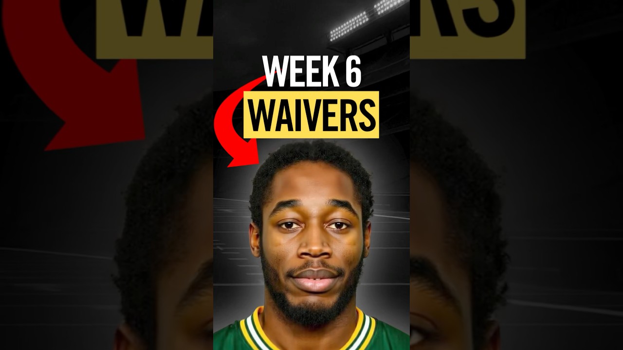 Top Waiver Wire Pickups Week 6