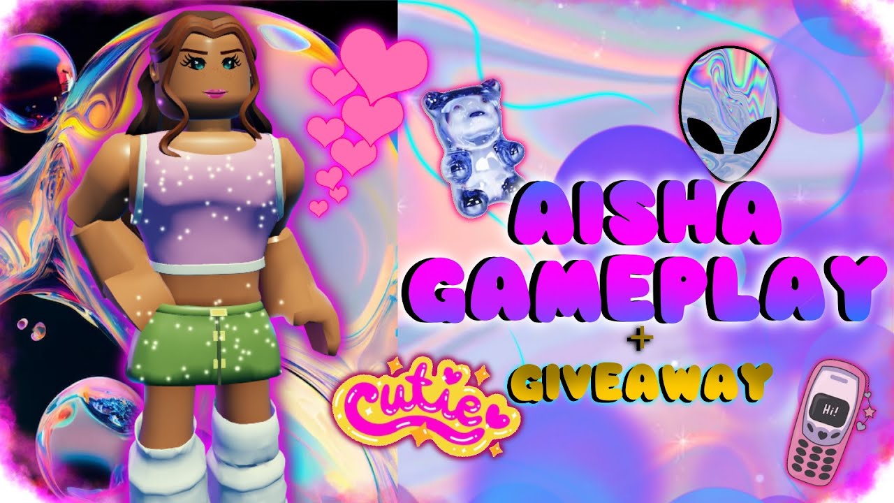 AISHA GAMEPLAY + GIVEAWAY | HEROES ONLINE WORLD ROBLOX