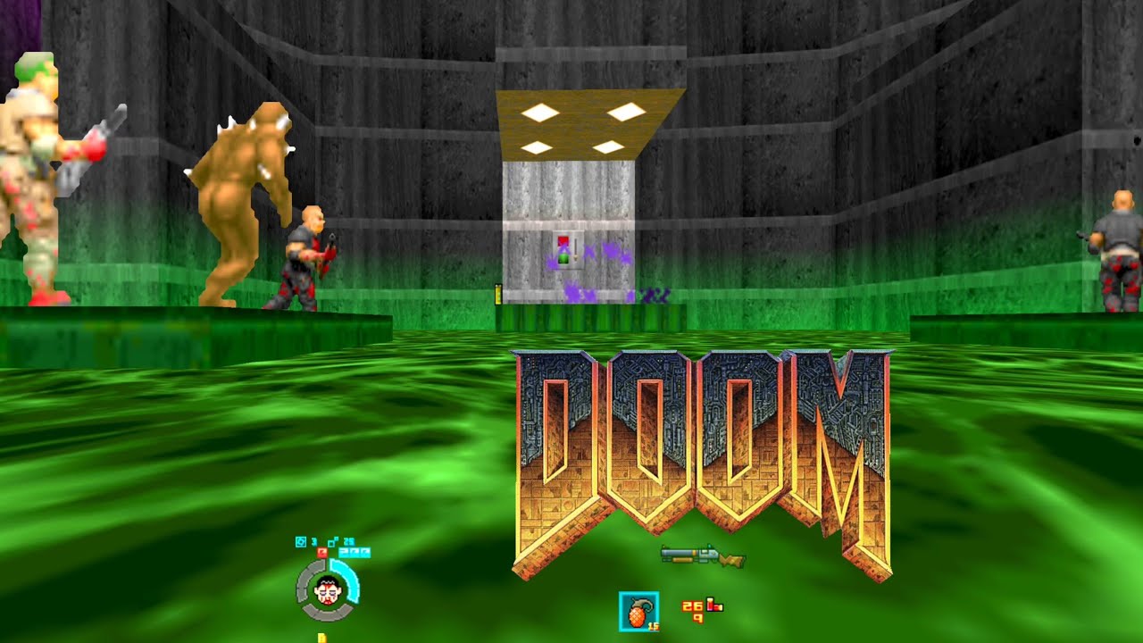 Doom 1 Doom x Une Level 6 Phobos Lab Classic Doom (Gameplay Android)
