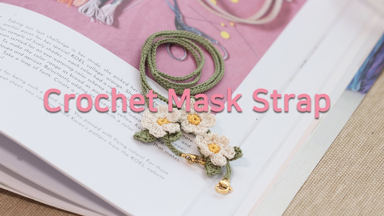 Mask strap 마스크 스트랩 만들기/겹 사슬뜨기