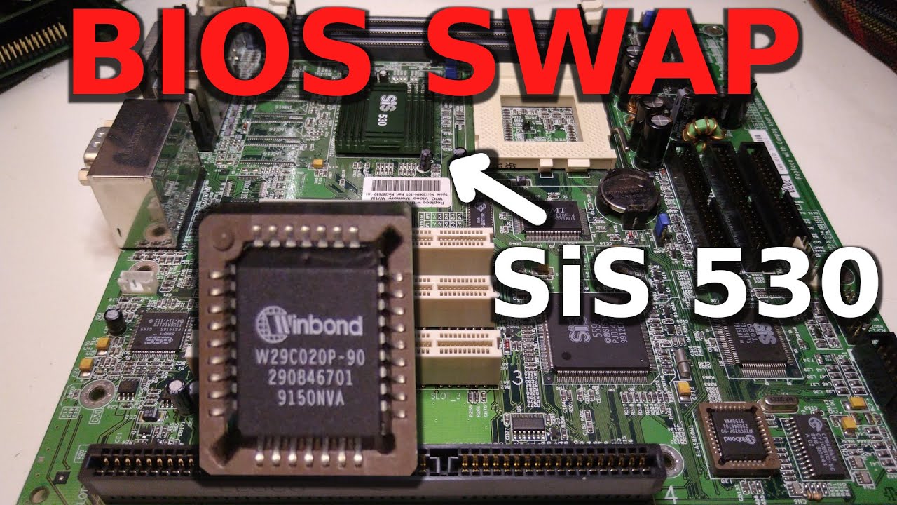 Замена BIOS на материнской плате SiS 530 Super Socket 7 (Compaq Mustang-S)