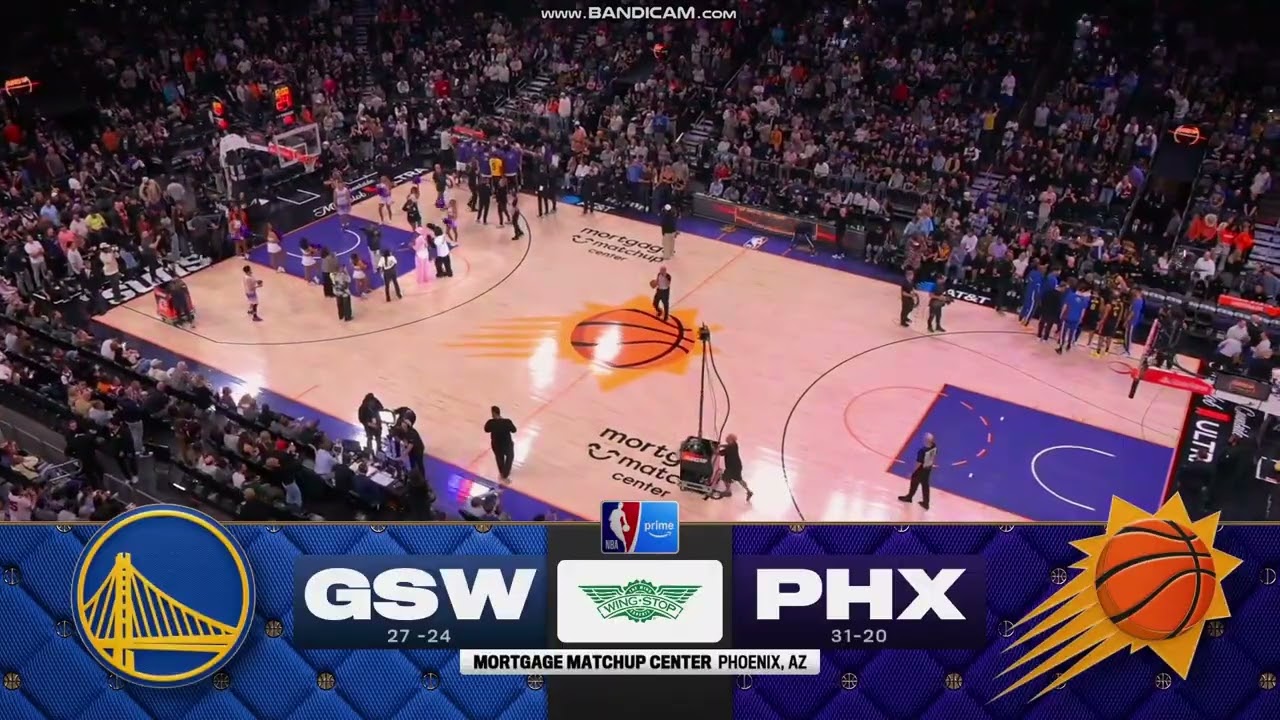 Вступление к баскетбольному матчу НБА на Prime Sports: Голден Стэйт против Финикса