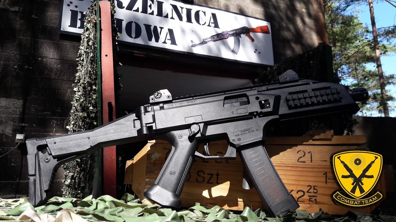 Scorpion EVO 3 podstawy obsługi - Strzelnica bojowa na Helu - Combat Team