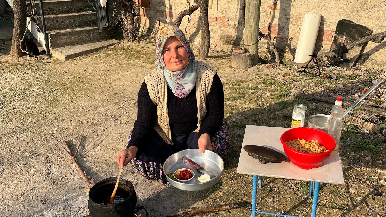 Toprak göveçte nohut / Bakla soğan çapası🌻🥰