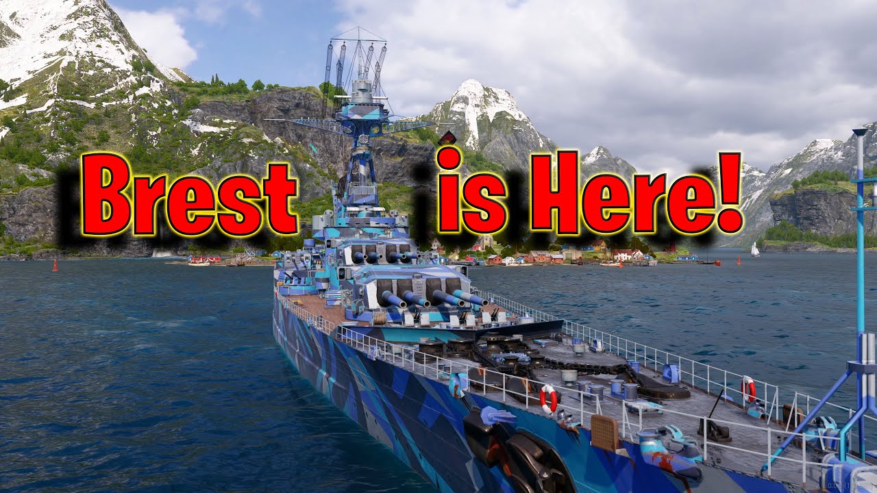 Meet The Brest! Tier 8 French Cruiser (World of Warships Legends)