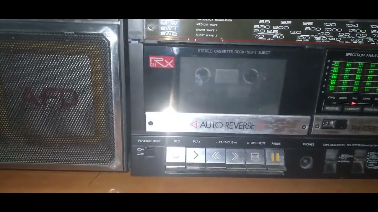 For Sale National RX-C53 Stereo Cassette Deck and Stereo FM Boom Box  #9971049488