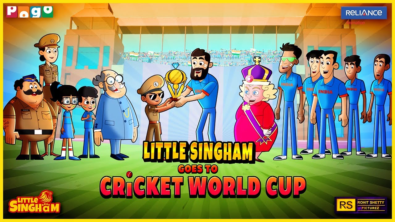 Little Singham 🏏 World Cup Final 2025 | India vs England Heroic Win! | Pogo TV | Kids Cartoon